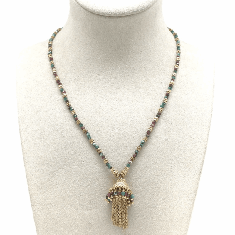 collier pierres naturelles jumka bollywood