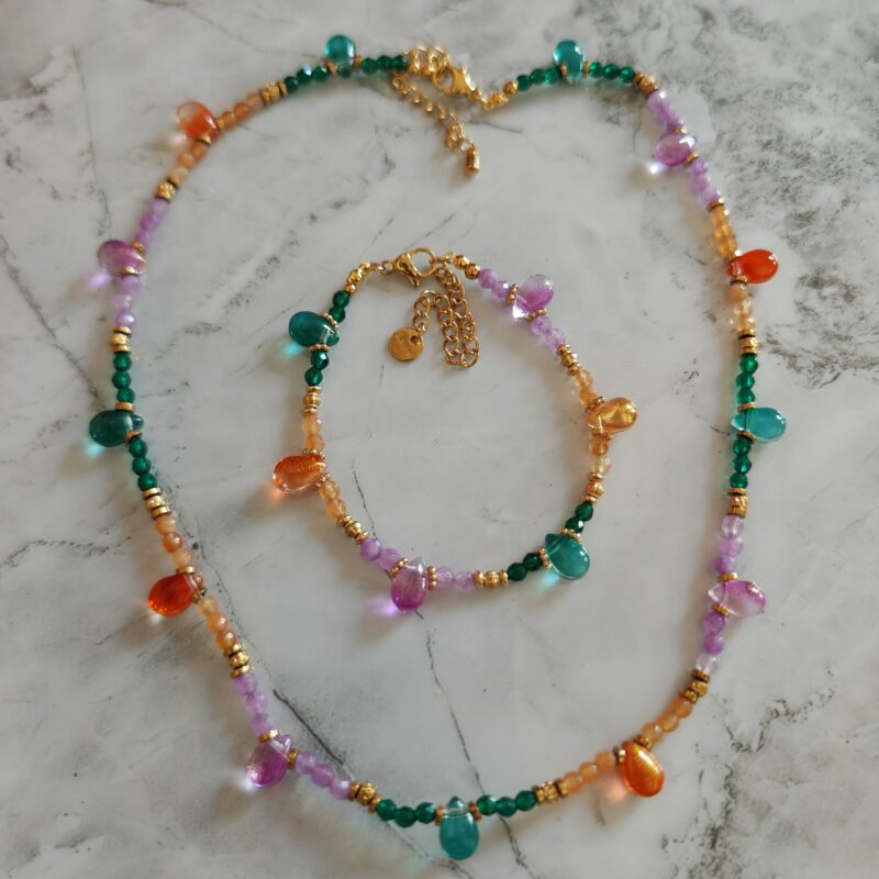 Ensemble Bracelet + Collier Lilly